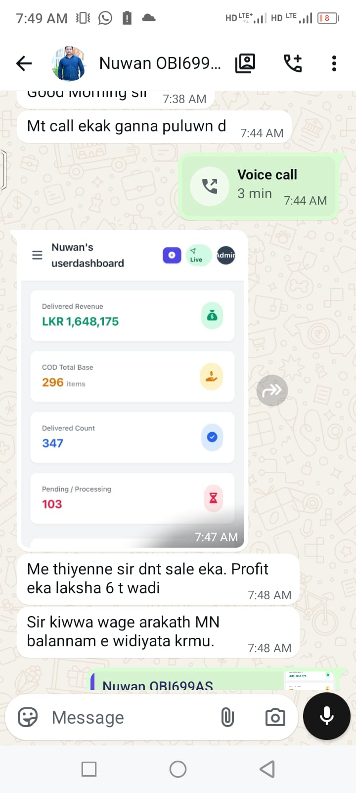 Nuwan Success Proof